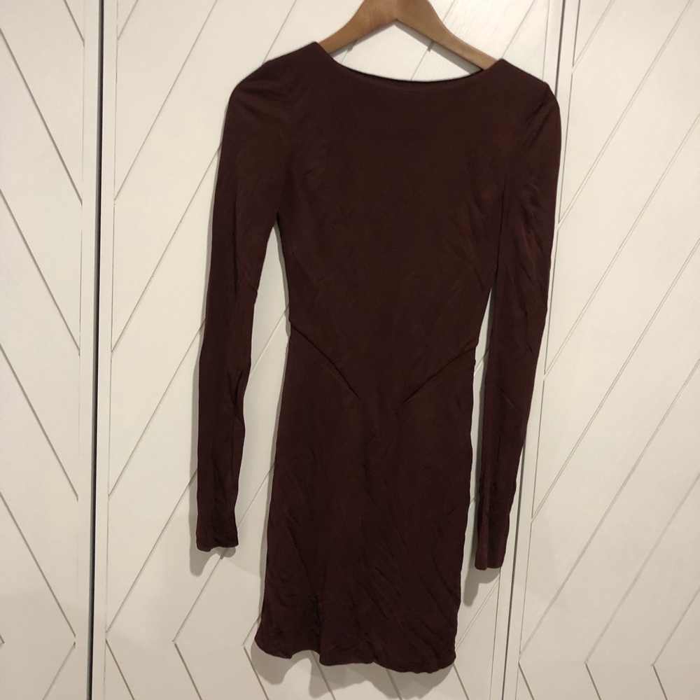 Alexander Wang burgundy dress XS
